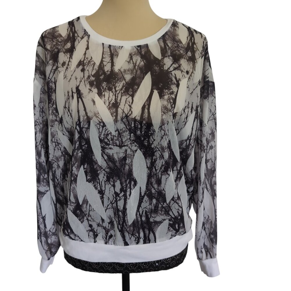 Casual Long Sleeve Top Massimo Size Medium